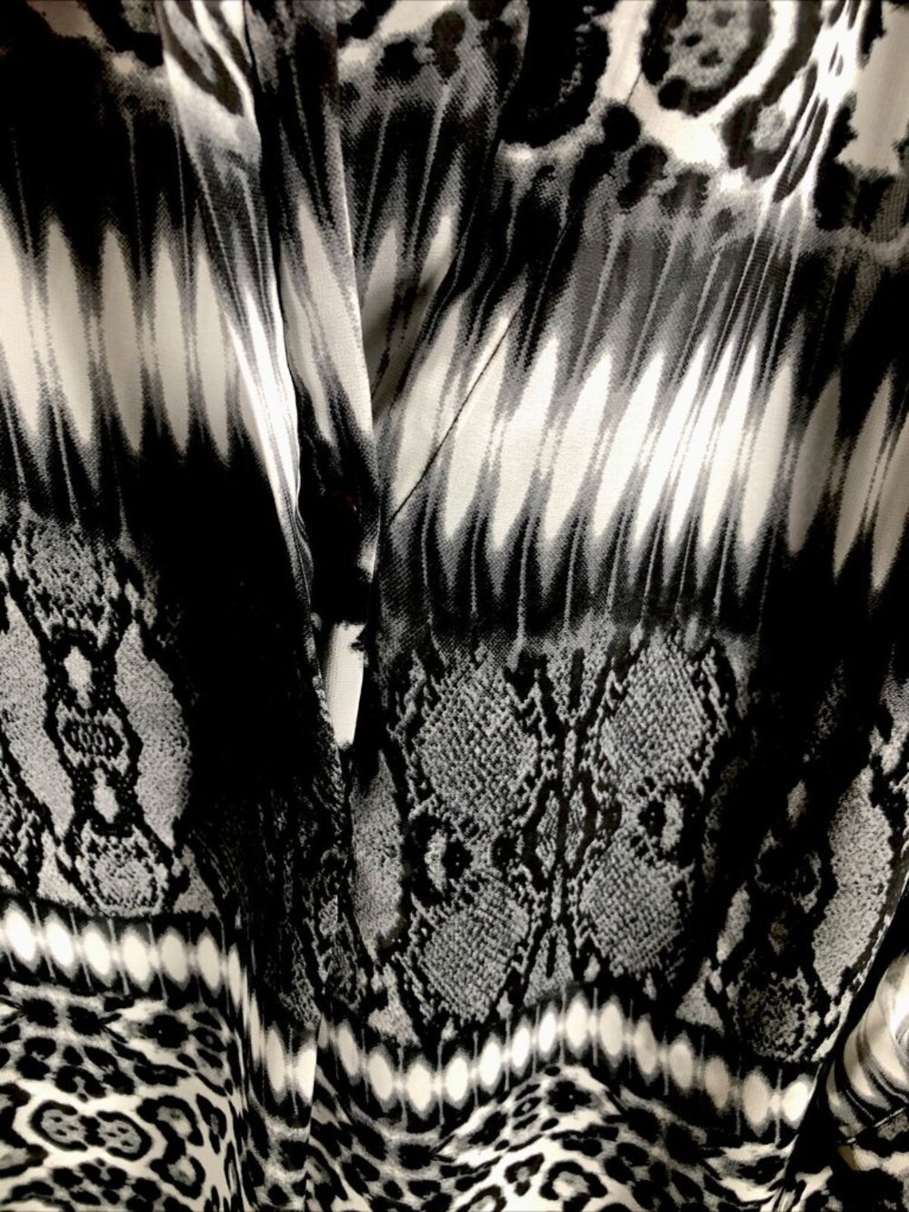 Antilim Femme Women’s Blouse Black & White Top X Large - Picture 4 of 16